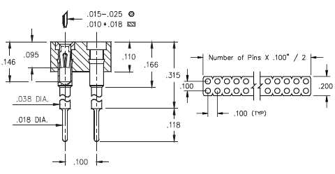 Socket 416-XX-XXX-41-003000 Large