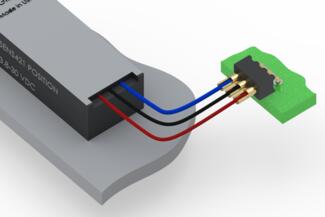 .050” Pitch, Right-Angle solder-cup header